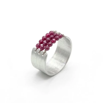 Rubinnal készült Corset gyűrű