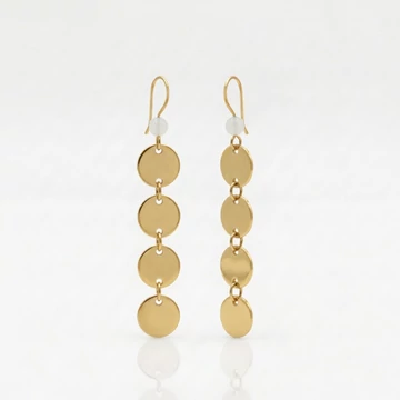 Hójáde hosszú korong fülbevaló 