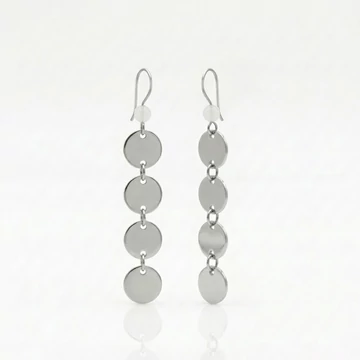 Hójáde hosszú korong fülbevaló 