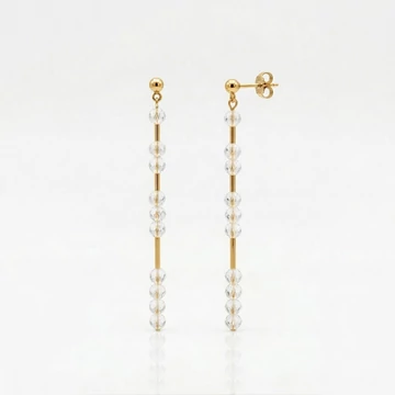 Line hegyikristály hosszú fülbevaló