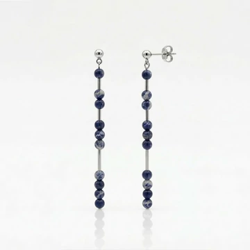 Line szodalit hosszú fülbevaló