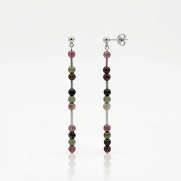 Line turmalin hosszú fülbevaló