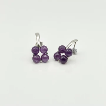 Quartet - Ametiszt fülbevaló