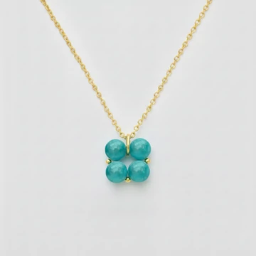 Quartet - Mashan jáde nyaklánc 2., arany színű