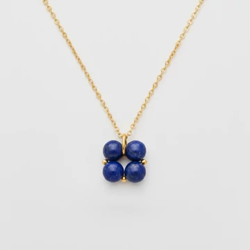 Quartet - Lapis lazuli nyaklánc, arany színű