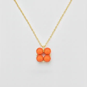 Quartet - Jáde nyaklánc, arany színű