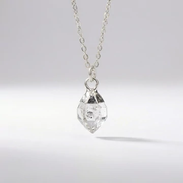 Raw Gems herkimer gyémánt nyaklánc