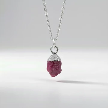 Raw Gems rubin nyaklánc