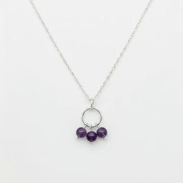 Trinity - Ametiszt nyaklánc