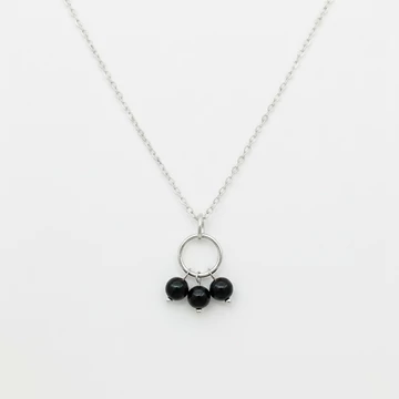 Trinity - Ónix nyaklánc