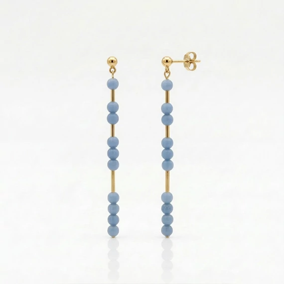 Line angelit hosszú fülbevaló