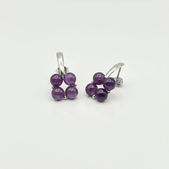 Quartet - Ametiszt fülbevaló
