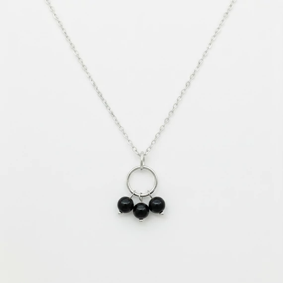 Trinity - Ónix nyaklánc