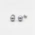 Kép 1/2 - Quartet Pearl - Szürke tenyésztett gyöngy pötty fülbevaló