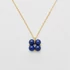 Kép 1/4 - Quartet - Lapis lazuli nyaklánc, arany színű